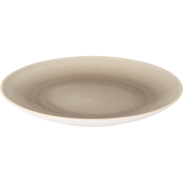 Plate Palmer Aurora 21cm Grey Offwhite Stoneware 1 piece(s)