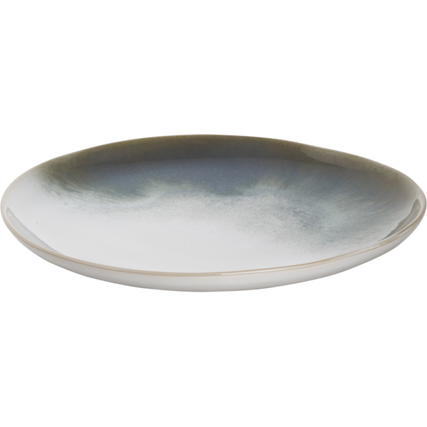 Plate Palmer Nordic 28.5cm Green White Stoneware 1 piece(s)