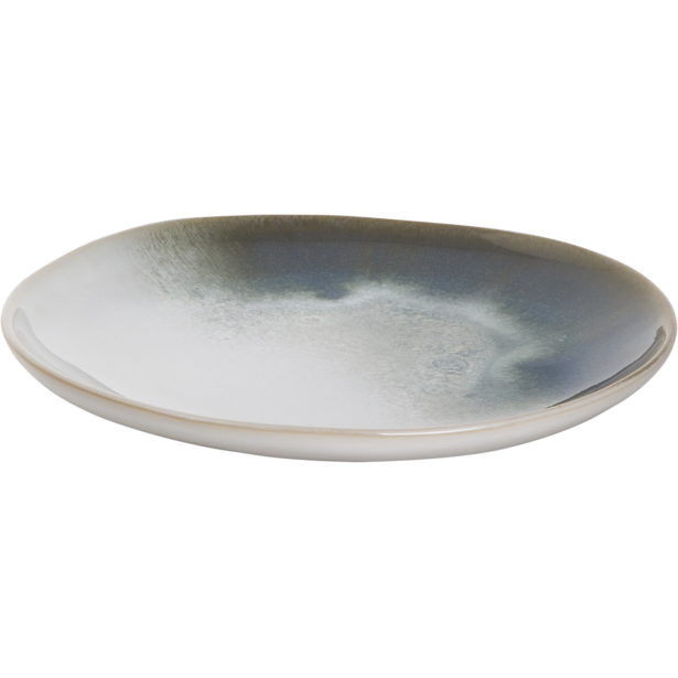 Plate Palmer Nordic 22cm Green White Stoneware 1 piece(s)